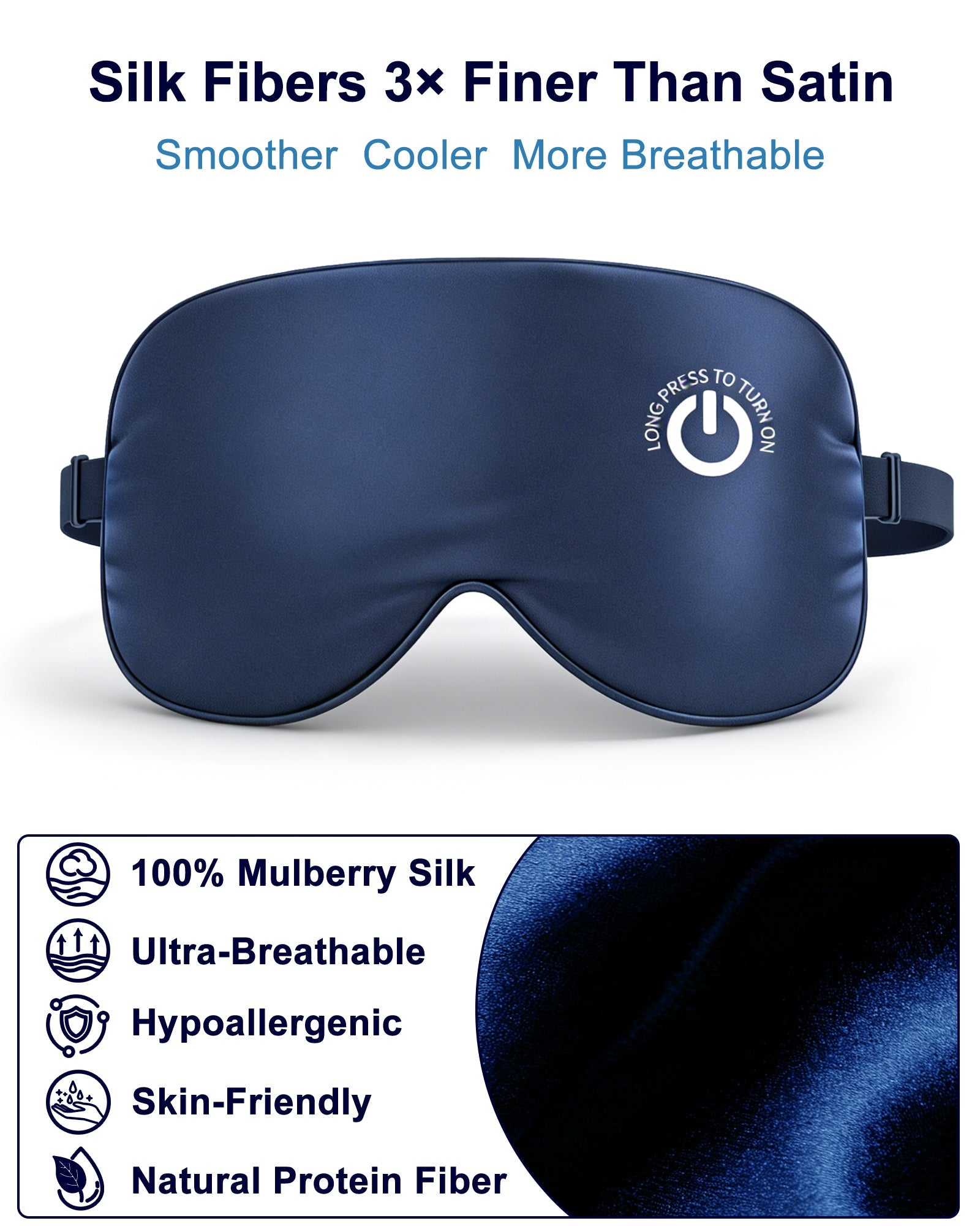 Silk Heated Eye Mask Pro